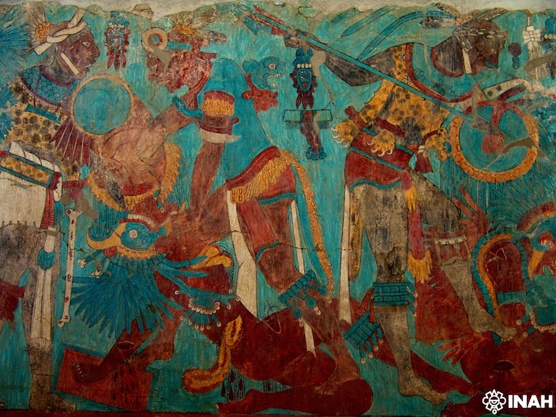 INAH concluye trabajos de mantenimiento general en la cubierta del Gran Basamento de Cacaxtla